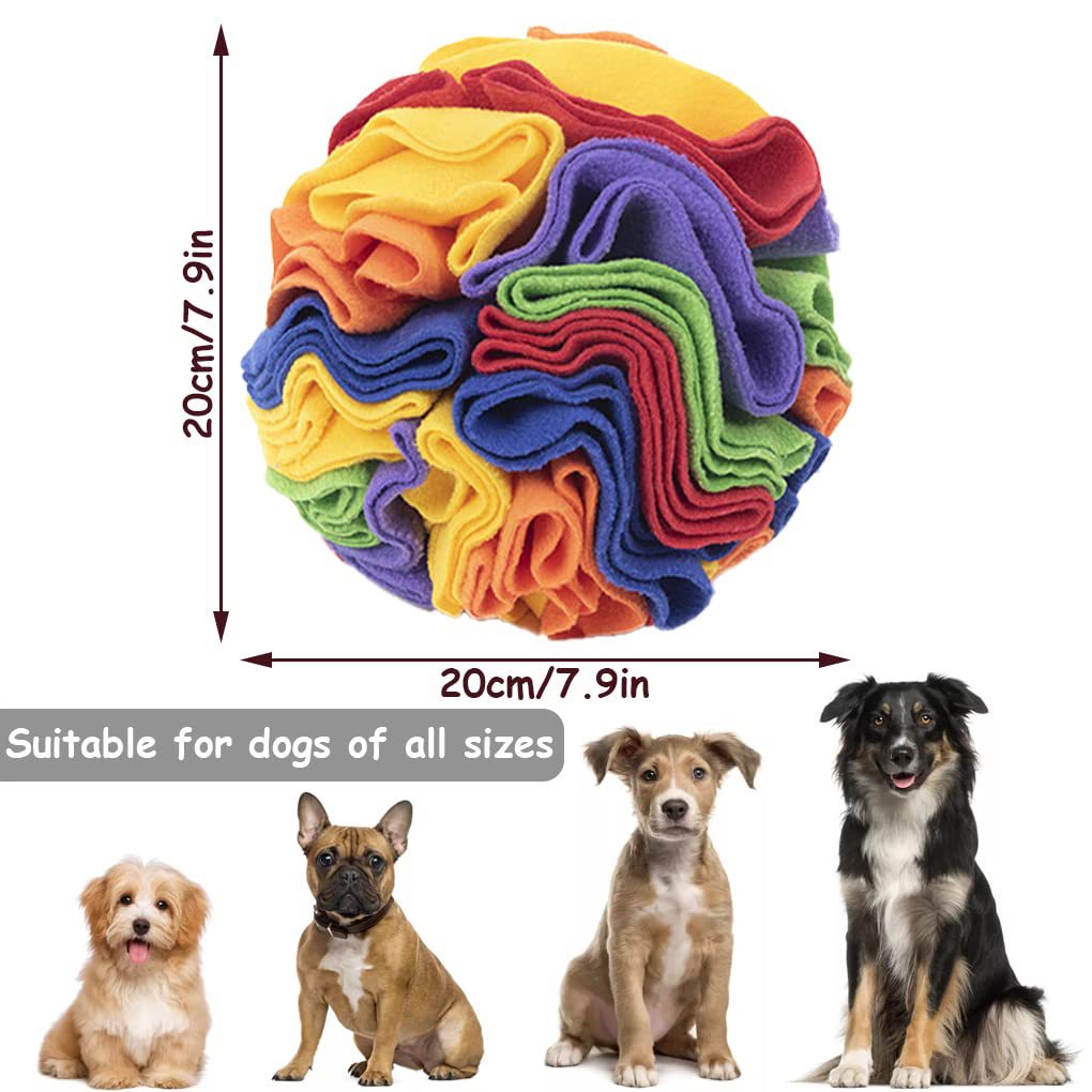 Pet Sniffing Ball Plush Interactive Toy