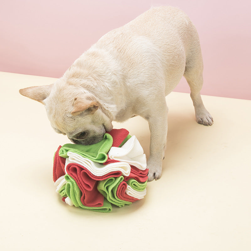 Pet Sniffing Ball Plush Interactive Toy