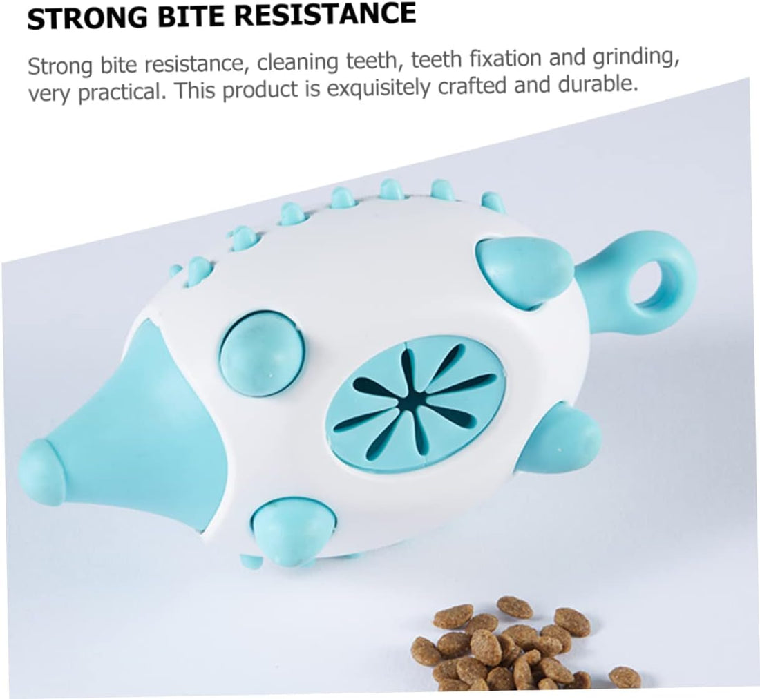 Pet Puzzle Treat Dispensing Squeaky Ball Bite-Resistant Toy