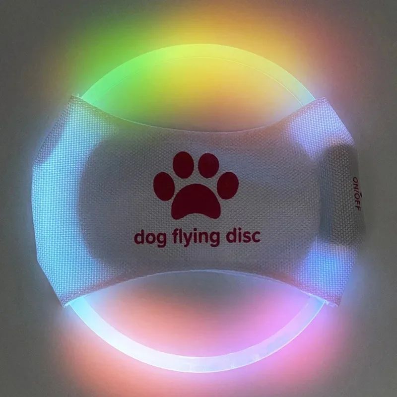 Pet LED Luminous Flying Disc Interactive Training Toy
