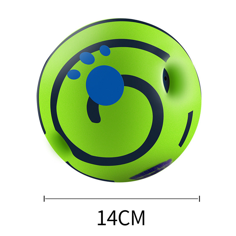 Pet Toy Ball Teeth Cleaning Bite-Resistant Squeaky Toy