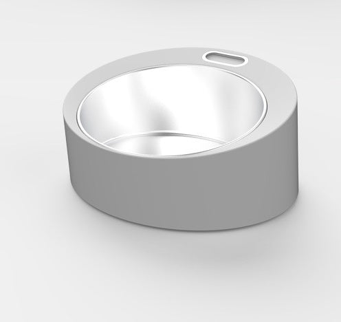 Pet Large Capacity Stainless Steel Weighing Feeder Bowl
