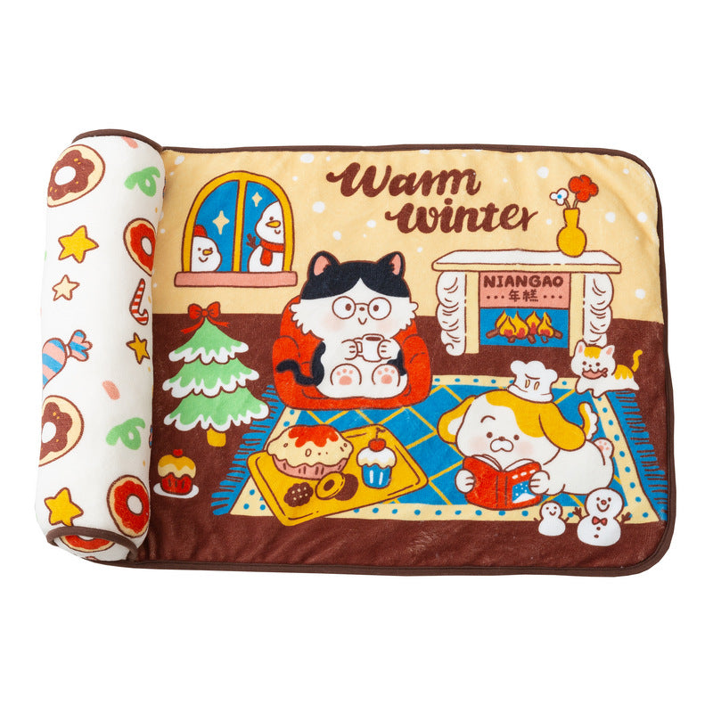 Winter Plush Deep Sleep Pet Nest Bed