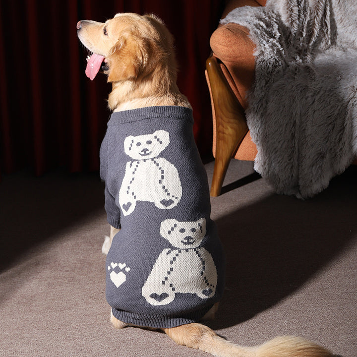 Pet Winter Thick Sweater Warm Large Size Clothing