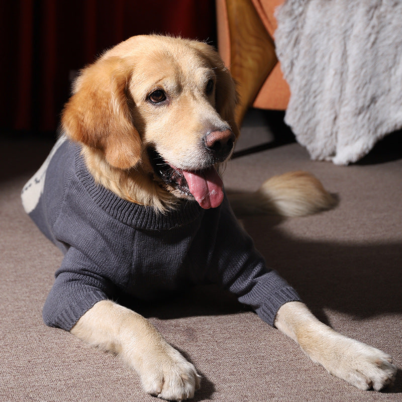 Pet Winter Thick Sweater Warm Large Size Clothing
