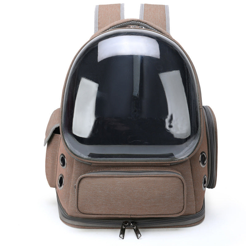 Transparent Space Capsule Style Portable Pet Backpack Carrier
