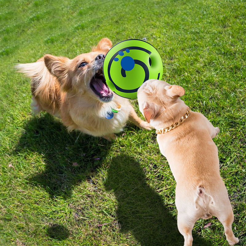 Pet Toy Ball Teeth Cleaning Bite-Resistant Squeaky Toy