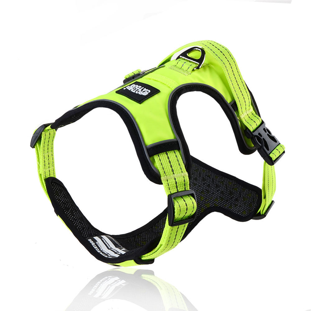 Reflective Breathable Vest Style Pet Rope Leash Safety Harness