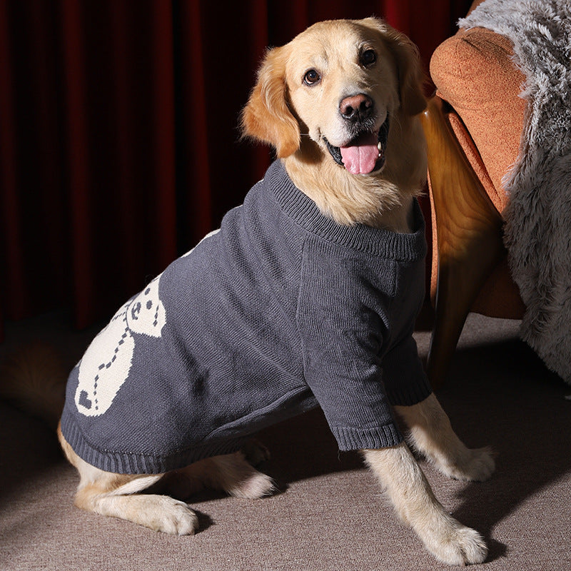 Pet Winter Thick Sweater Warm Large Size Clothing