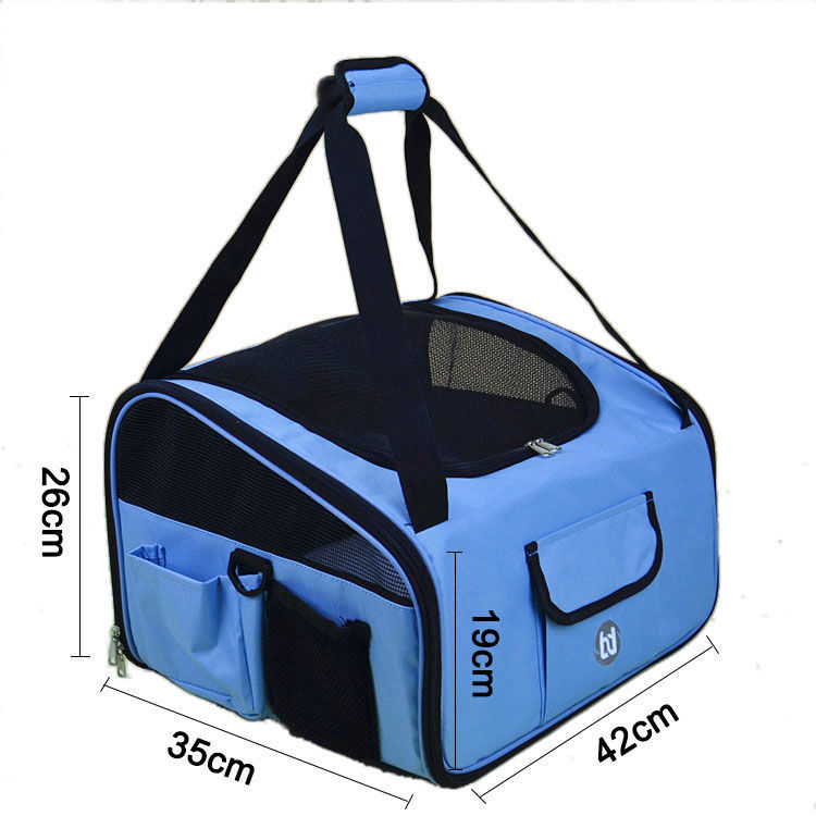 Portable Pet Backpack Diaper Style Travel Carry Bag