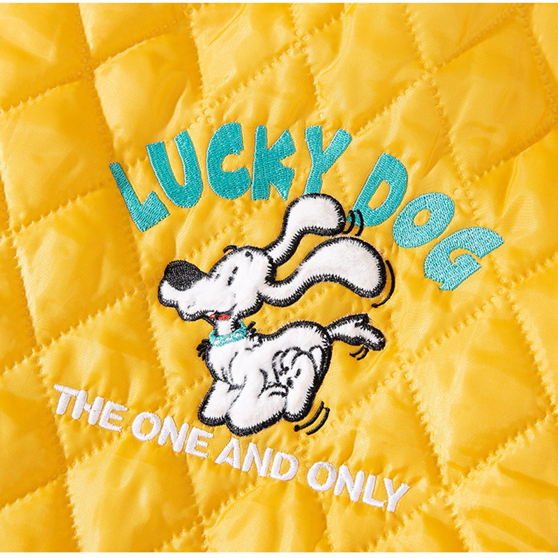 Warm Pet Quilted Cotton Vest For Outdoor Winter Use