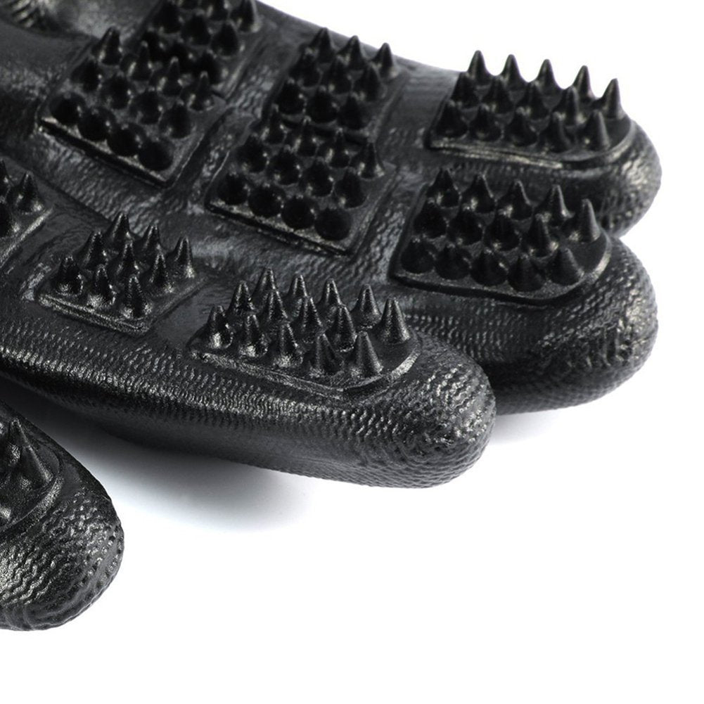 Pet Grooming Glove Soft Rubber Hair Removal Brush