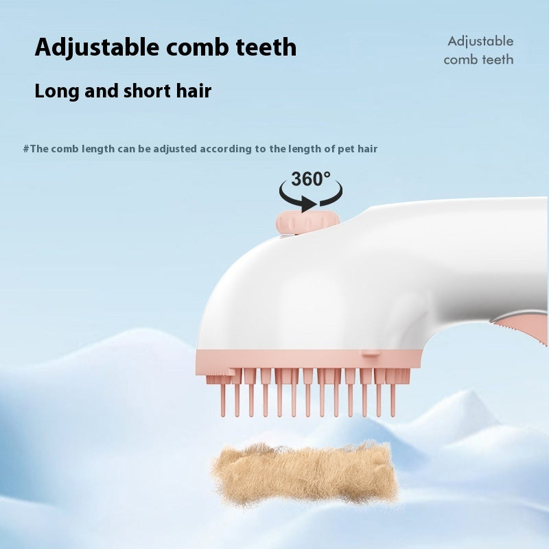 3 In 1 Pet Steam Brush Grooming Hair Removal Tool