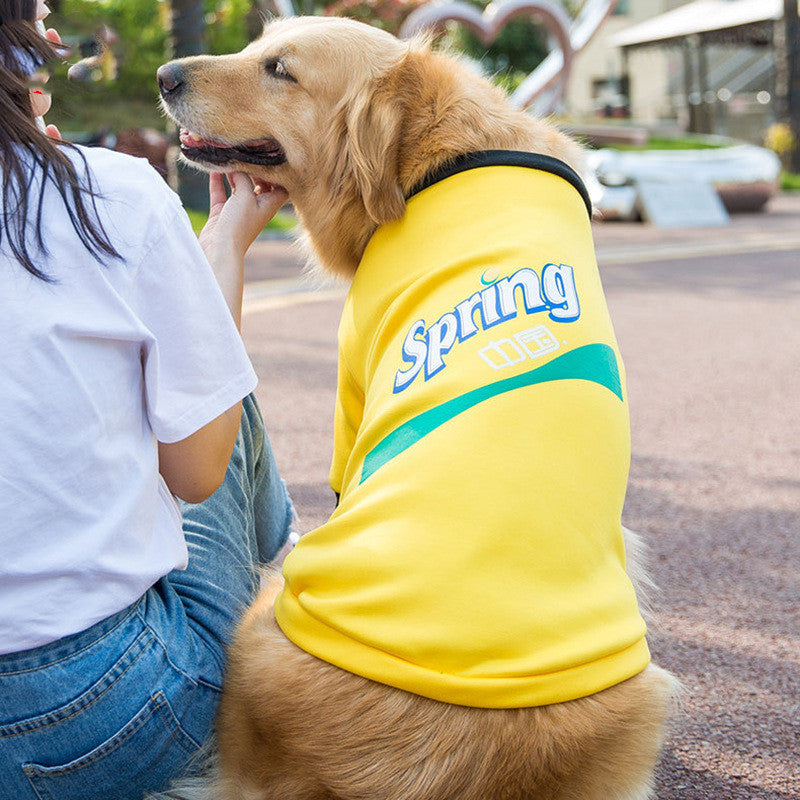 Spring Fleece Warm Pet Sweater For Medium Large Pets