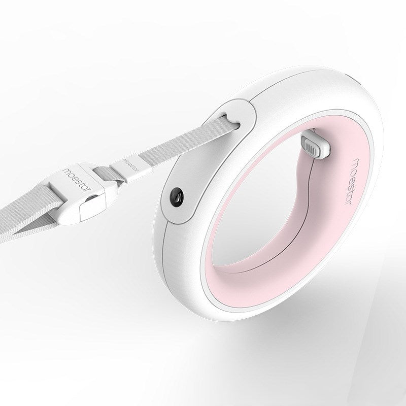 Retractable Pet Leash With Collar Cute Star Design Durable