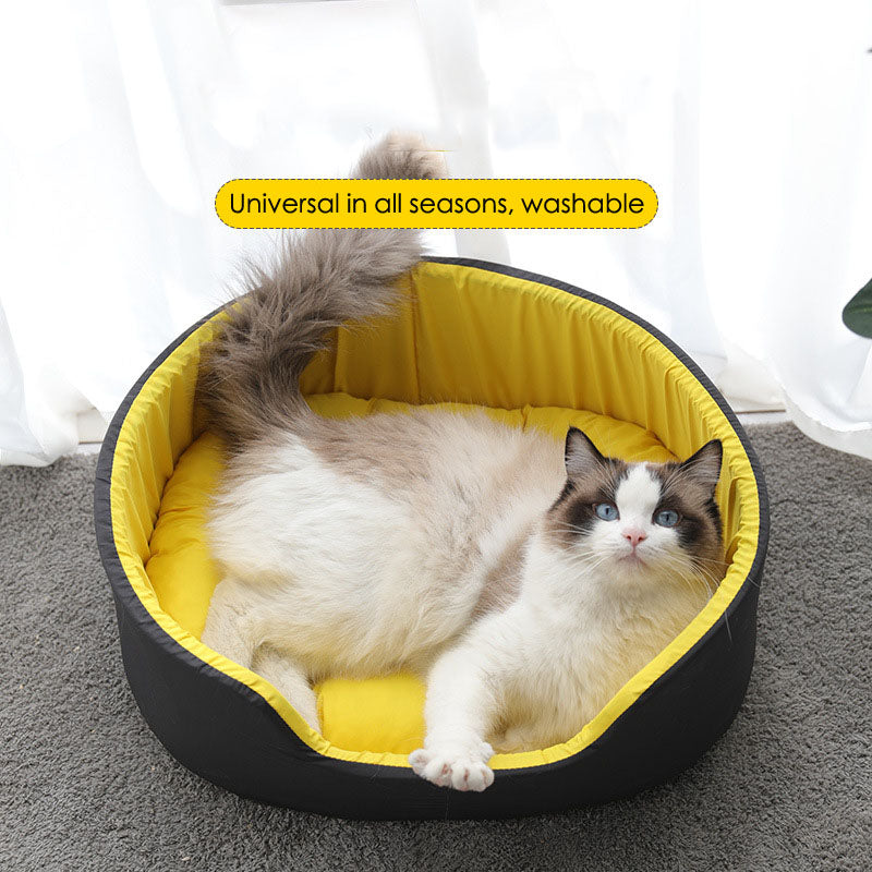 Pet Winter Warm Washable Kennel Bed