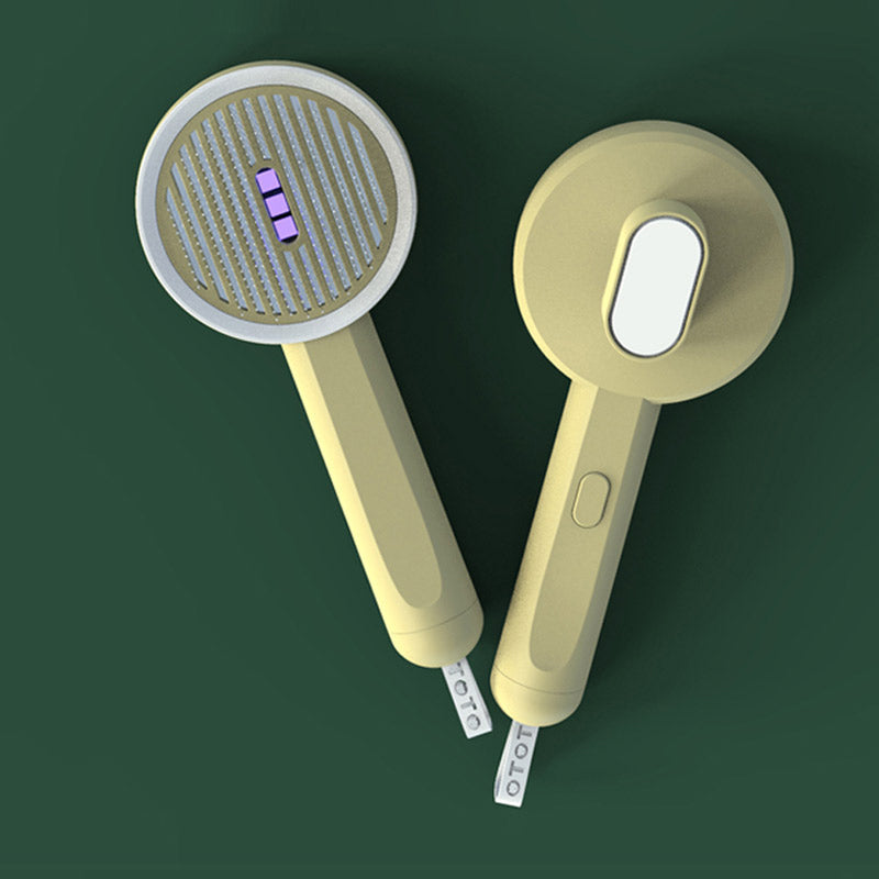2 In 1 Pet Grooming Comb UVC Hair Detection Brush