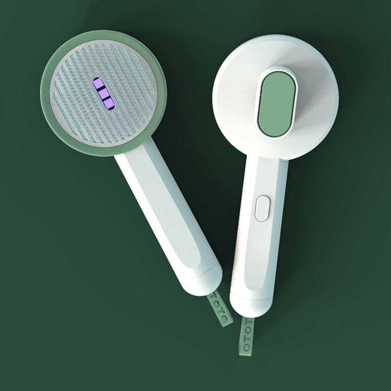 2 In 1 Pet Grooming Comb UVC Hair Detection Brush