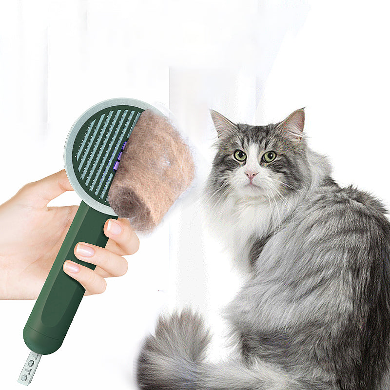 2 In 1 Pet Grooming Comb UVC Hair Detection Brush