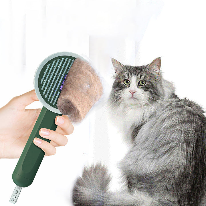 2 In 1 Pet Grooming Comb UVC Hair Detection Brush