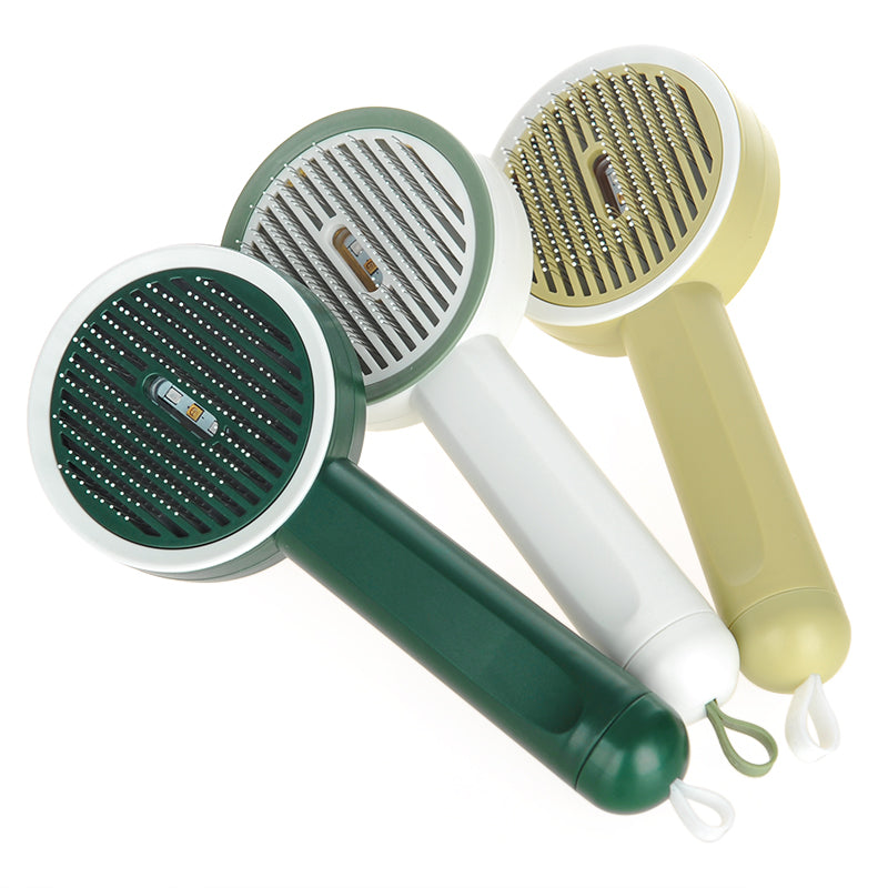 2 In 1 Pet Grooming Comb UVC Hair Detection Brush
