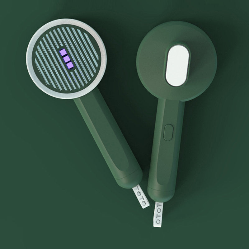 2 In 1 Pet Grooming Comb UVC Hair Detection Brush