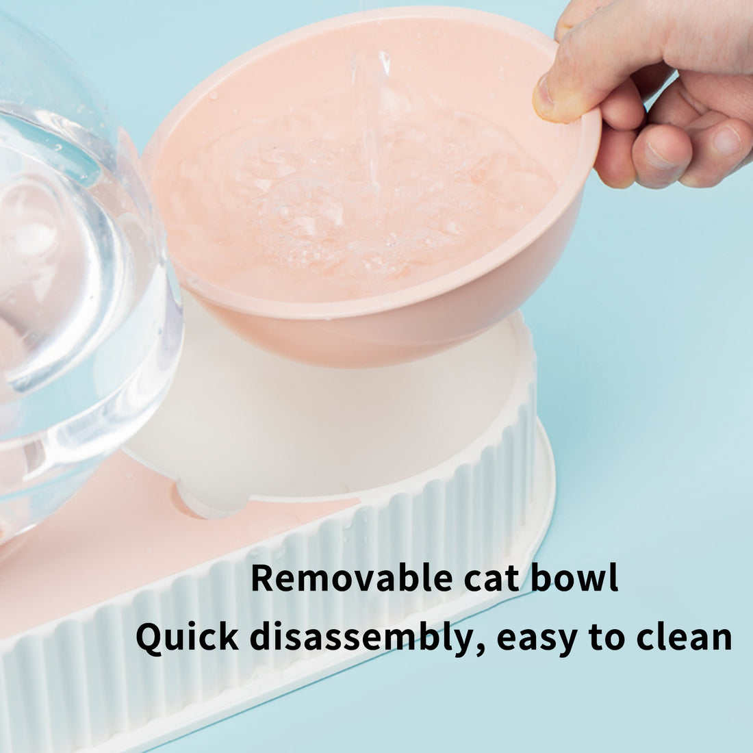 Pet Automatic Water Feeder Plastic Drinking Bowl