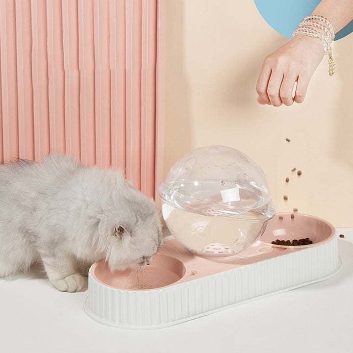 Pet Automatic Water Feeder Plastic Drinking Bowl