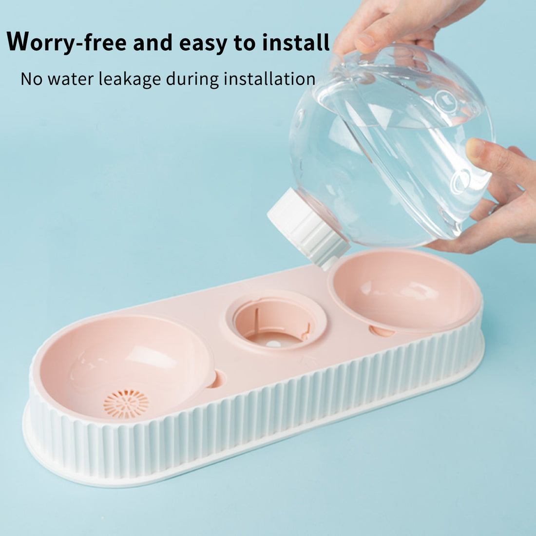 Pet Automatic Water Feeder Plastic Drinking Bowl