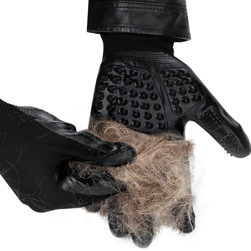 Pet Grooming Glove Soft Rubber Hair Removal Brush