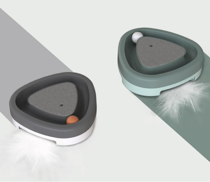 Pet Electric Interactive Turntable Scratcher Toy