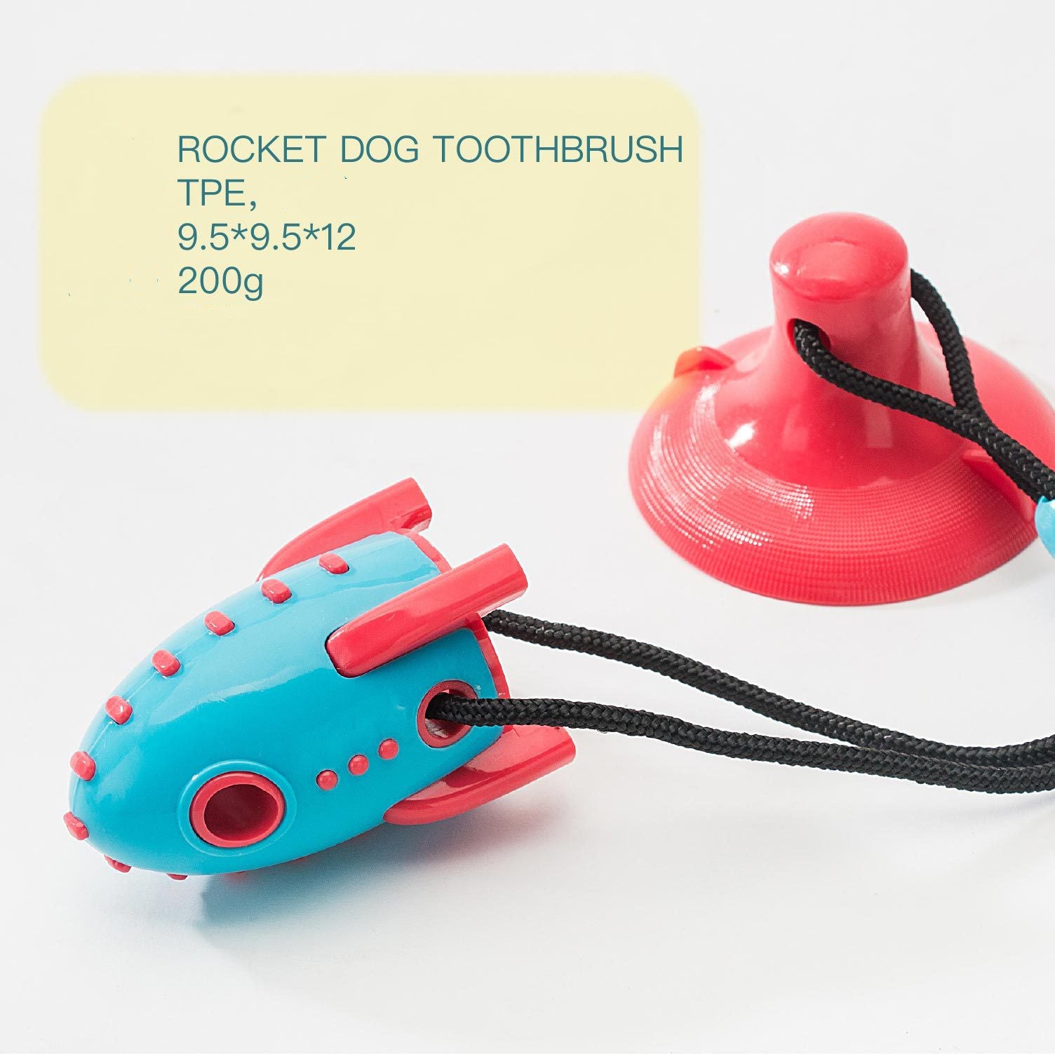 Pet Rocket Treat Dispensing Bite-Resistant Chew Toy