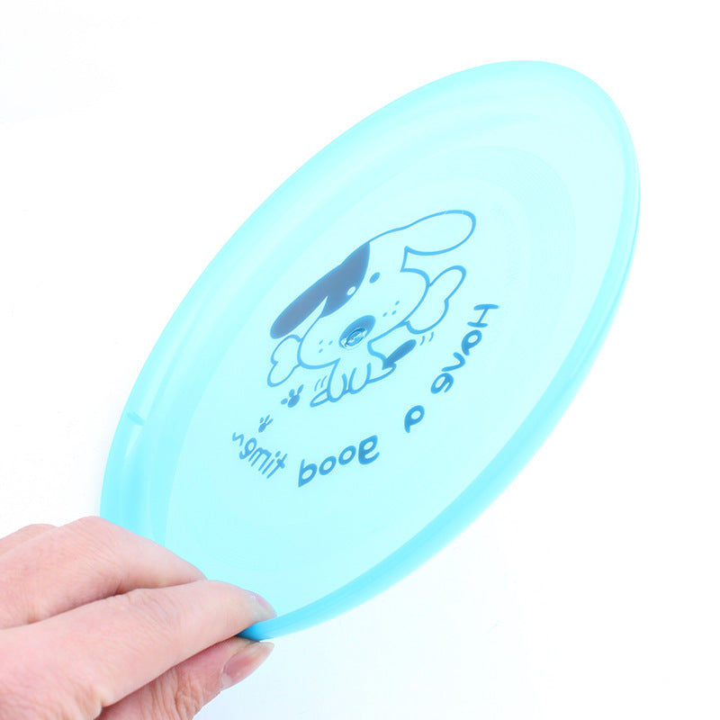 Pet Silicone Flying Saucer Chew Resistant Interactive Training Toy