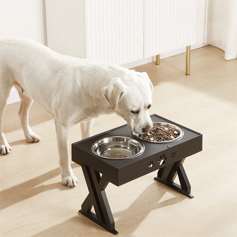 Portable Collapsible Pet Stainless Steel Folding Bowl Feeder