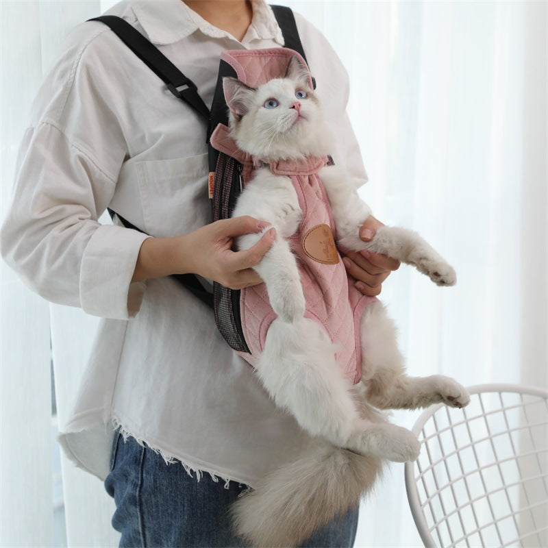Portable Pet Backpack For Spring Outdoor Travel Carrier