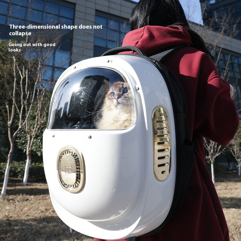 Pet Backpack Ventilated Heating Astronaut Travel Carrier