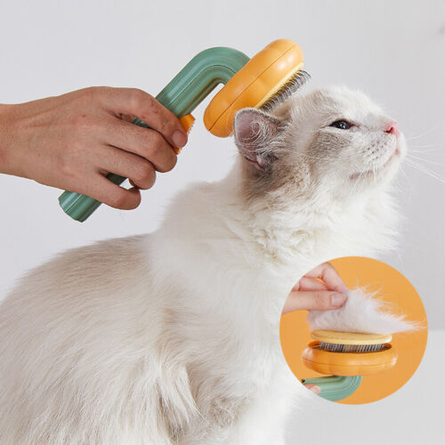 Self Cleaning Pet Slicker Brush Hair Removal Grooming Tool