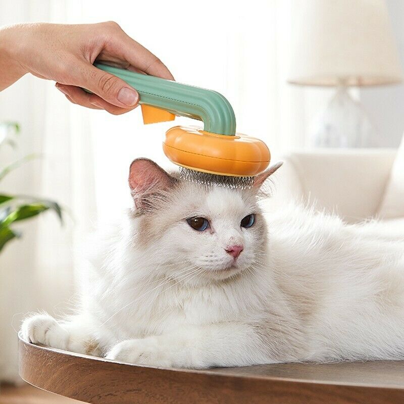 Self Cleaning Pet Slicker Brush Hair Removal Grooming Tool