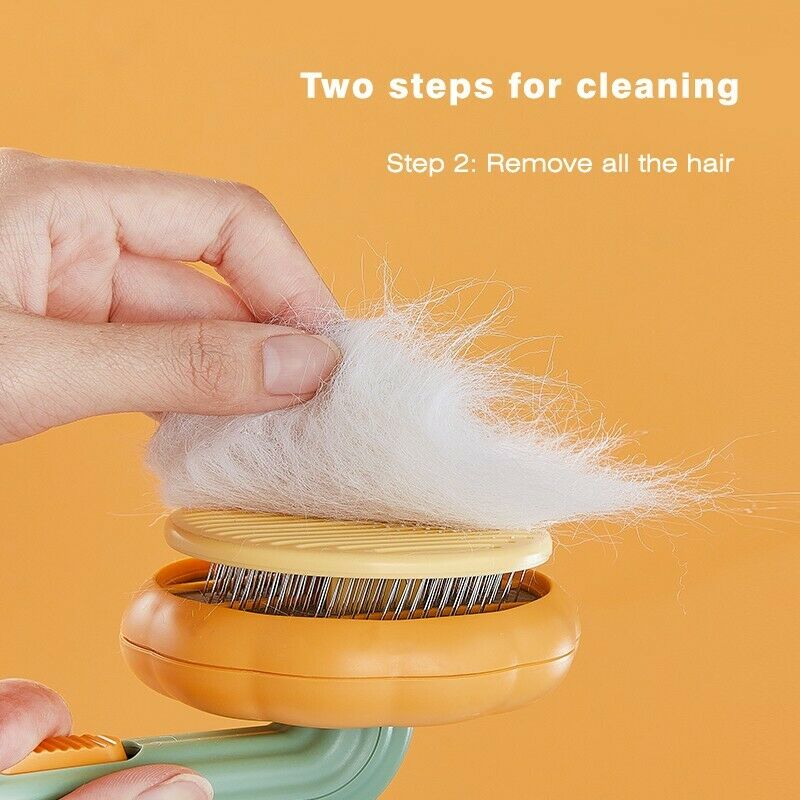 Self Cleaning Pet Slicker Brush Hair Removal Grooming Tool