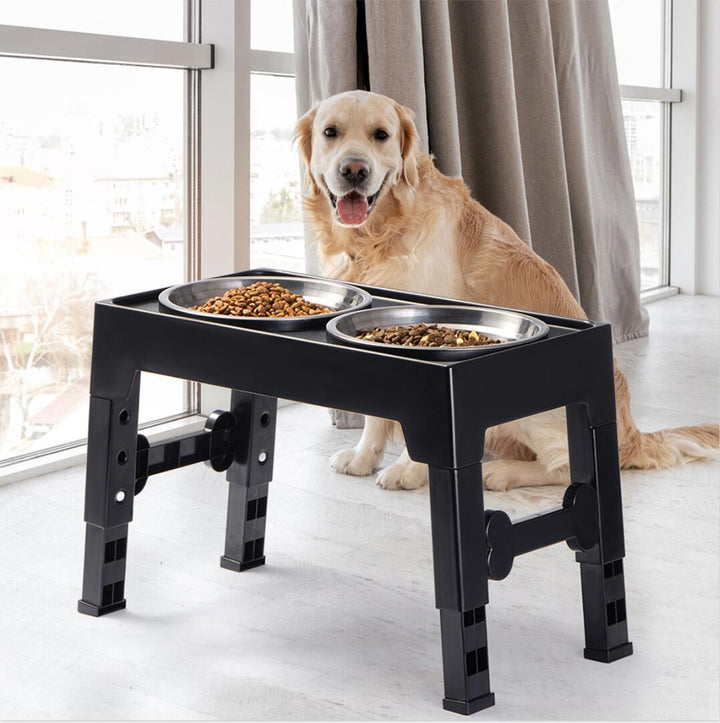Elevated Neck Support Anti Tumble Pet Feeding Bowl