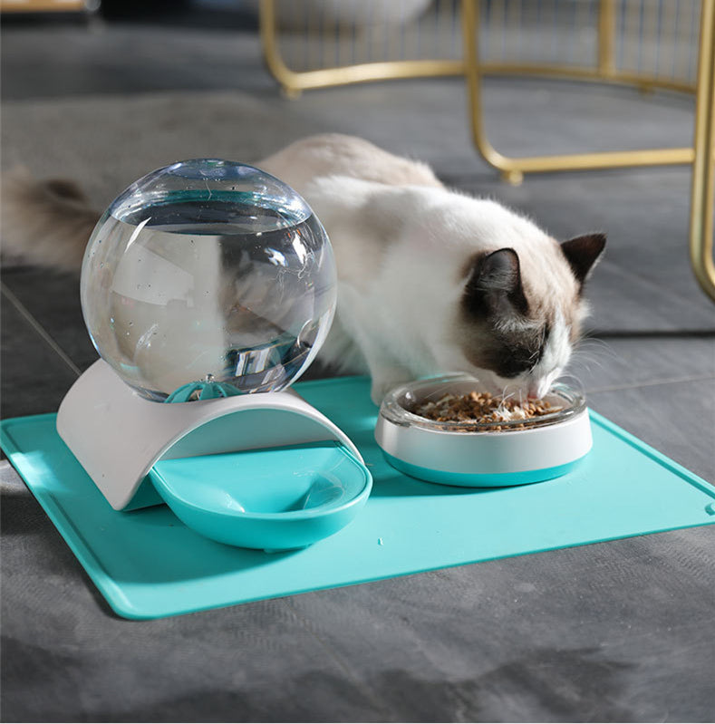 Pet Automatic Feeding Water Dispenser Bowl