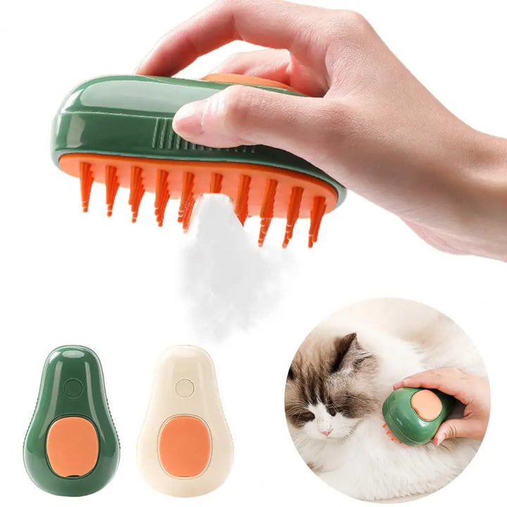 Electric Steam Pet Grooming Brush Massage Cleaning Tool
