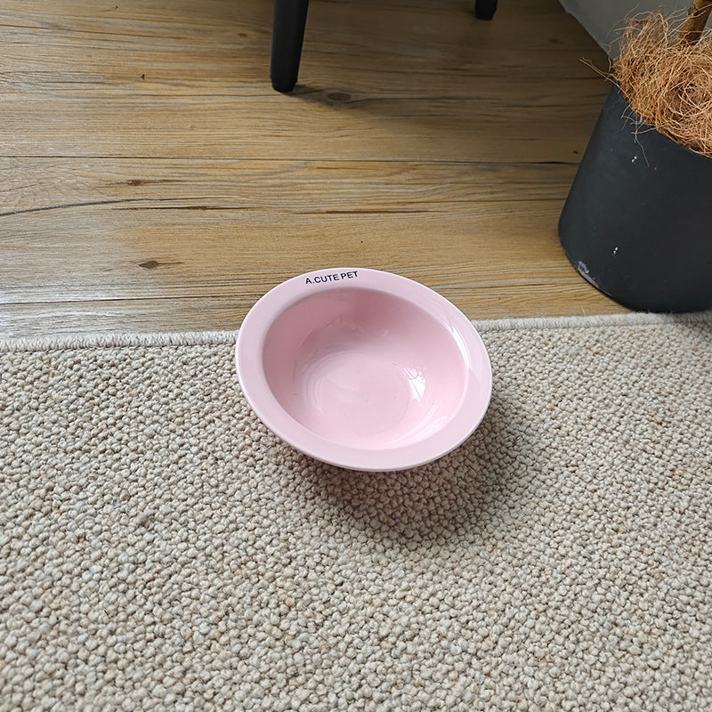 Anti Tumble Ceramic Double Bowl Pet Feeding Water Holder