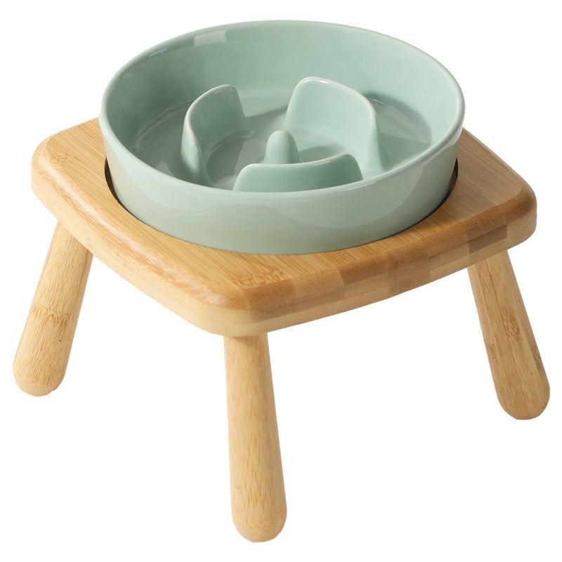 Ceramic Slow Feeding Anti Choking Pet Bowl