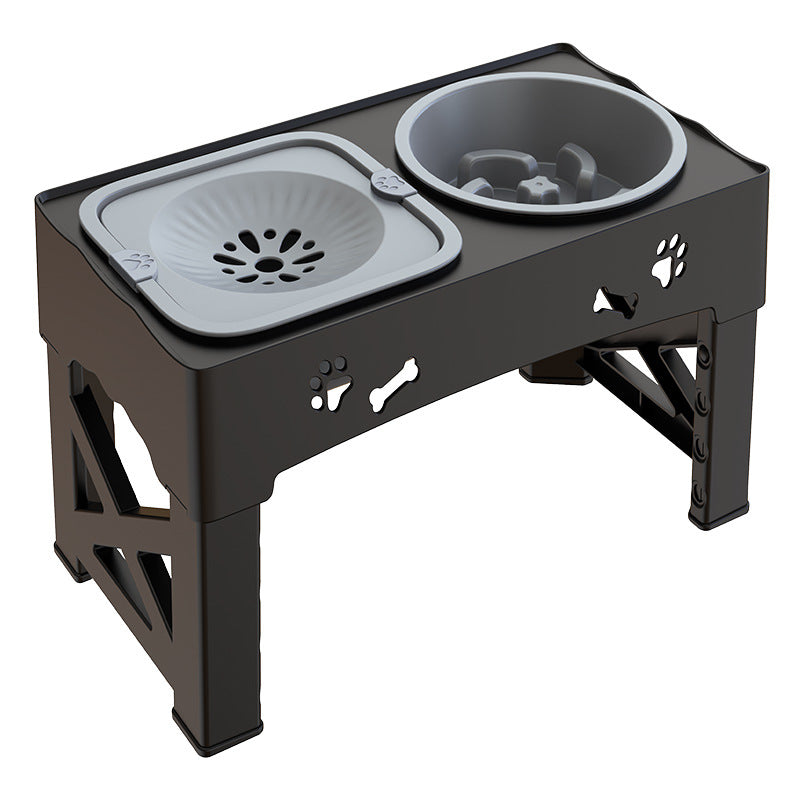 Stainless Steel Double Bowl Elevated Pet Feeder