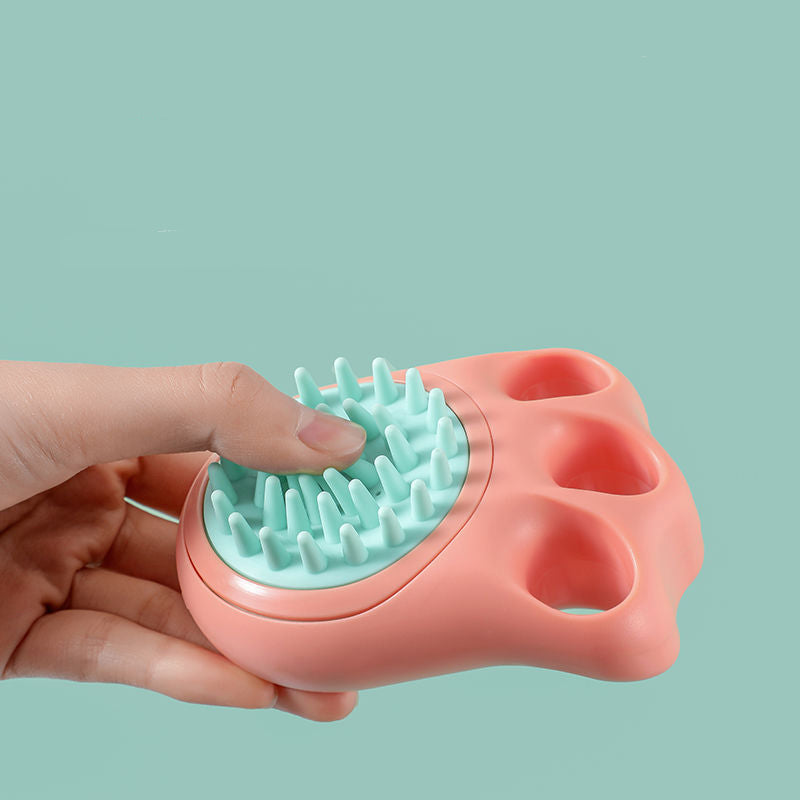 Pet Bath Brush Massage Grooming Cleaning Tool