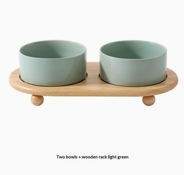 Ceramic Pet Food Bowl Feeding Supplies