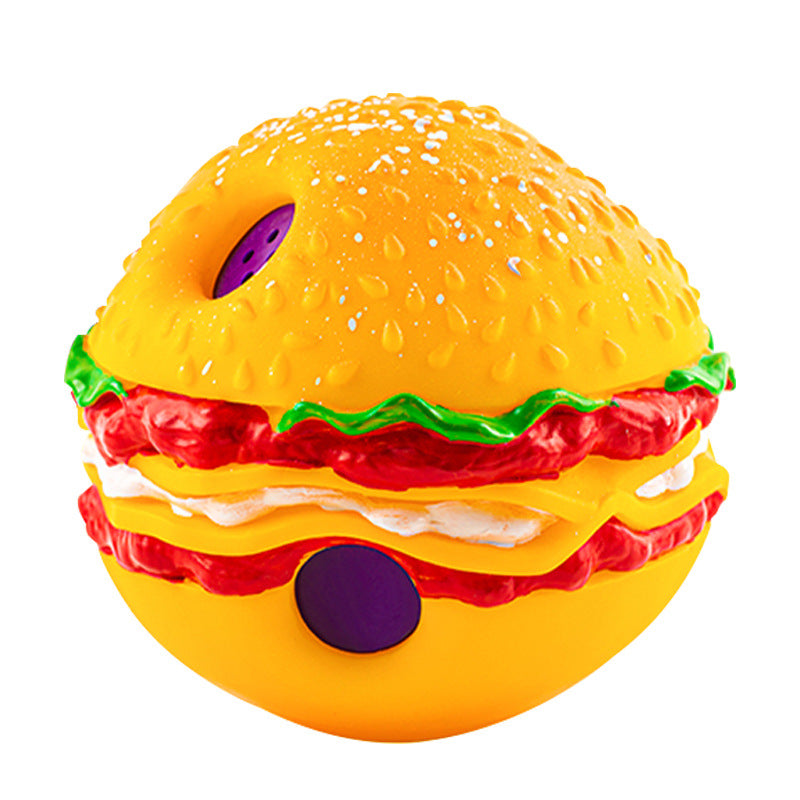 Pet Toy Ball Teeth Cleaning Bite-Resistant Squeaky Toy