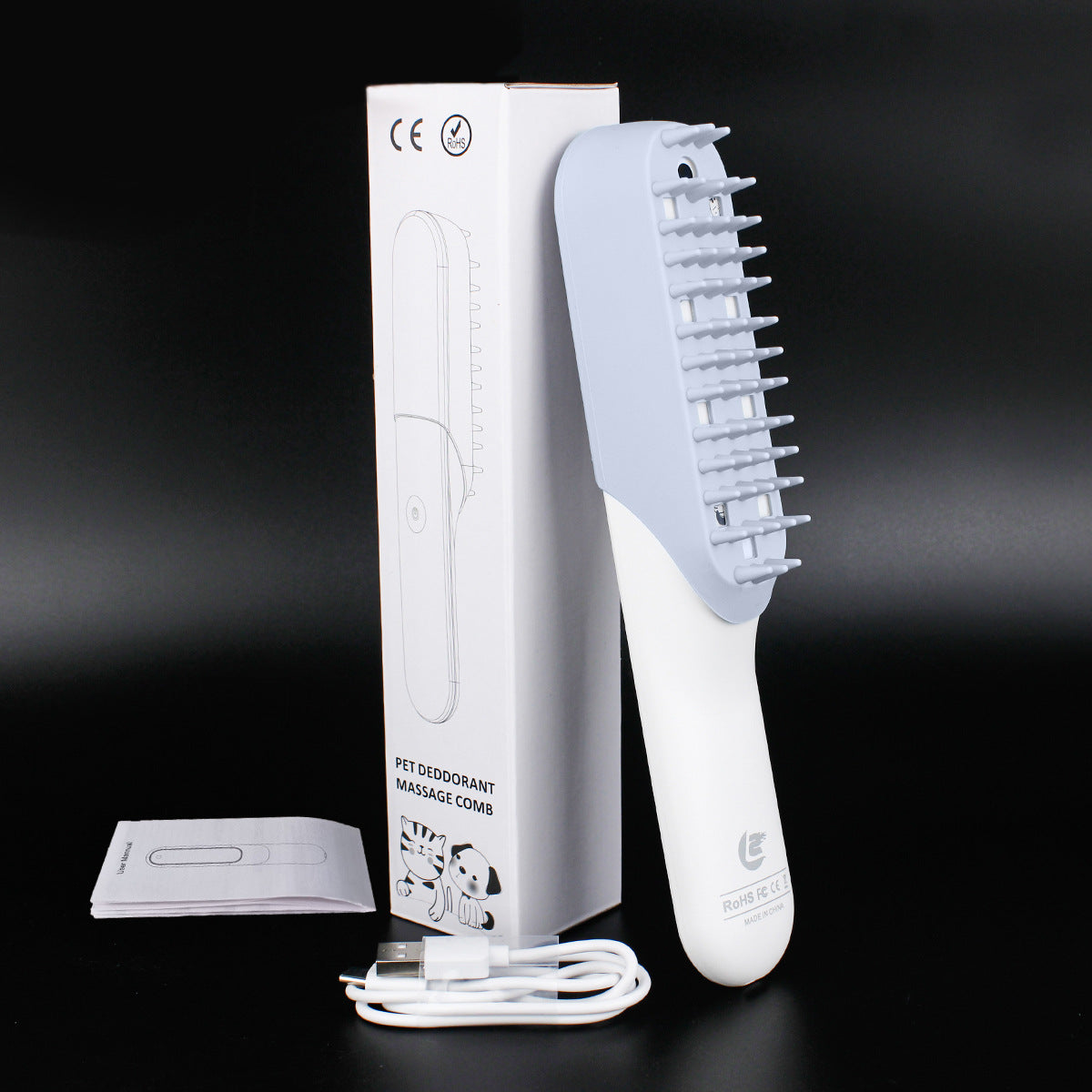 Pet Silicone Massage Grooming Brush Cleaning Hair Tool