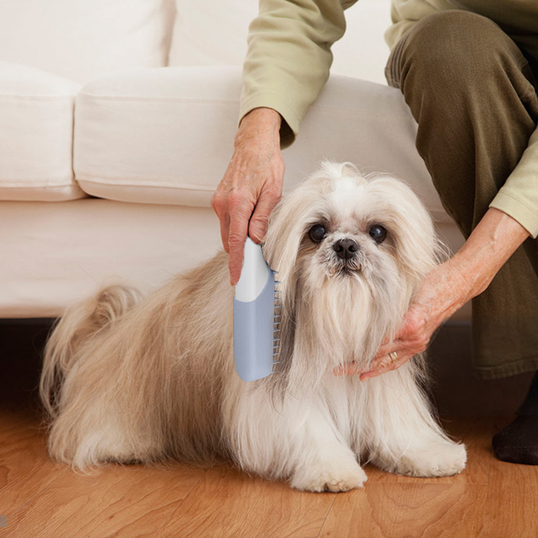 Pet Silicone Massage Grooming Brush Cleaning Hair Tool